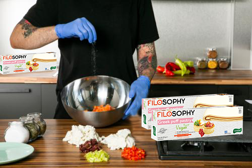 Greek puff pastry Mediteranian Filosohy recipy 1