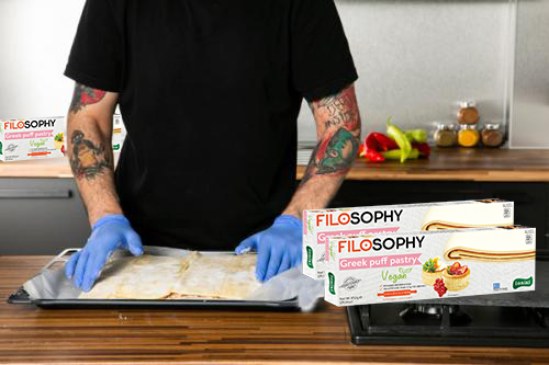 Greek puff pastry Mediteranian Filosohy recipy 4