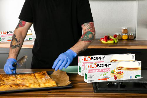 Greek puff pastry Mediteranian Filosohy recipy 6