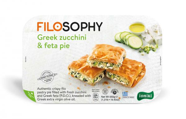 Greek zucchini & feta pie