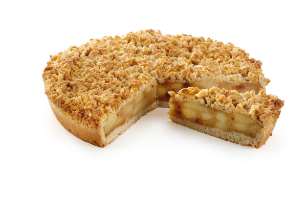 ταρτα μηλου με βουτυρενια τραγανη κρουστα